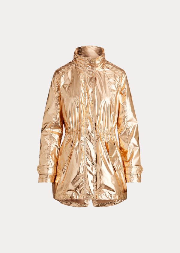 Ralph Lauren Gold-Tone Anorak Jacket Zlaté | S1MRSSAi