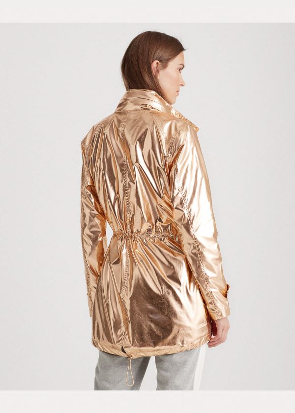 Ralph Lauren Gold-Tone Anorak Jacket Zlaté | S1MRSSAi