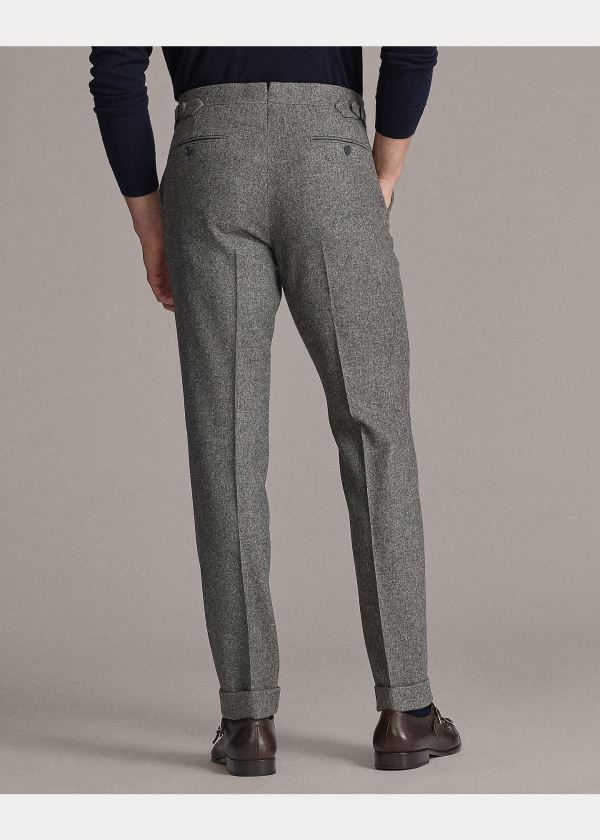 Ralph Lauren Gregory Camel-Hair Trouser Světle Šedé | pIFfVaX0