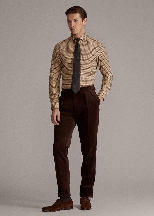 Ralph Lauren Gregory Corduroy Trouser Hnědé | siYvsNde