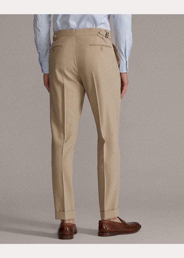 Ralph Lauren Gregory Crepe Suit Trouser Hnědé | DimQnOTr