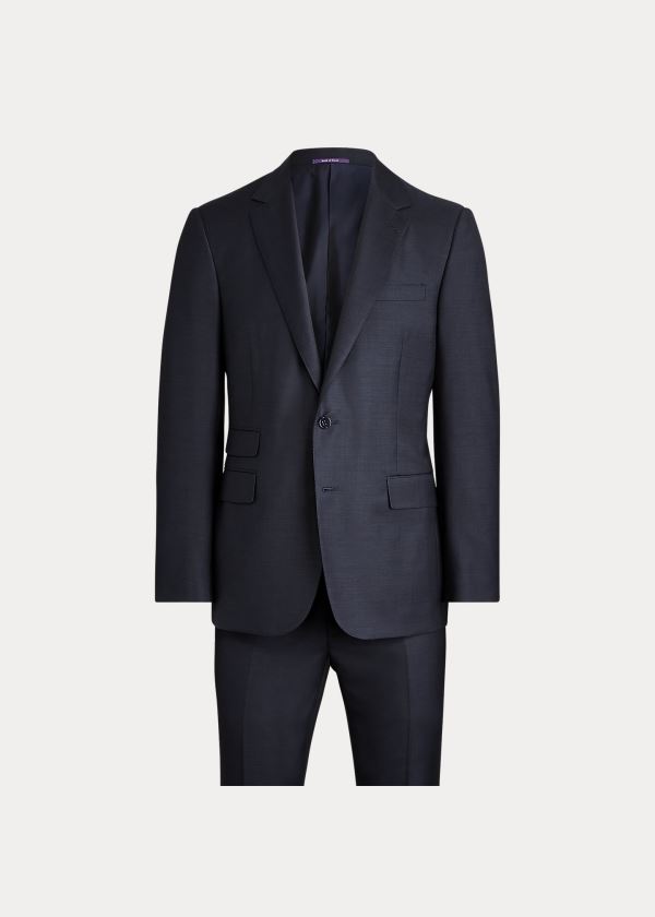 Ralph Lauren Gregory Handmade Wool Suit Tmavě Blankyt | 2ZKGBCNq