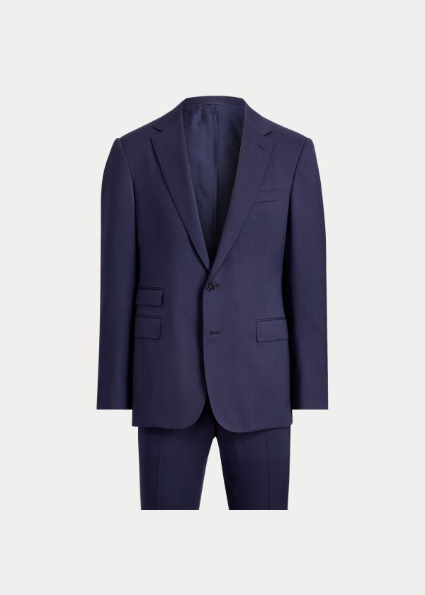 Ralph Lauren Gregory Handmade Wool Suit Tmavě Blankyt | 9DrCiNoc