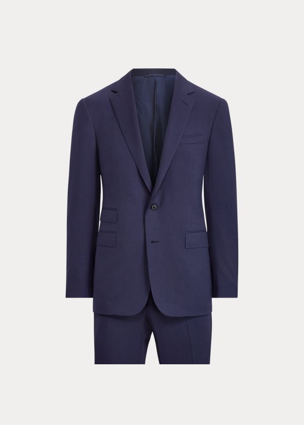 Ralph Lauren Gregory Handmade Wool Suit Tmavě Blankyt | iXDvABFu