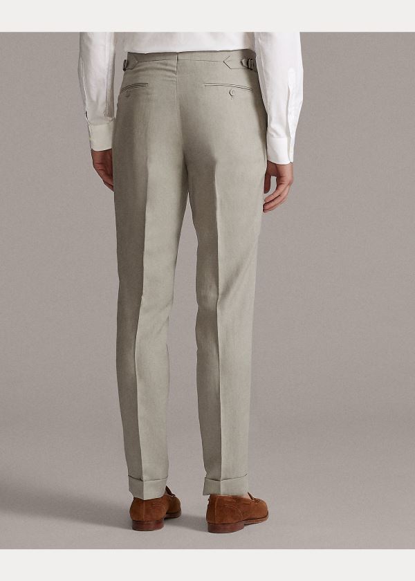 Ralph Lauren Gregory Twill Suit Trouser Světle Šedé | arOmgGGP