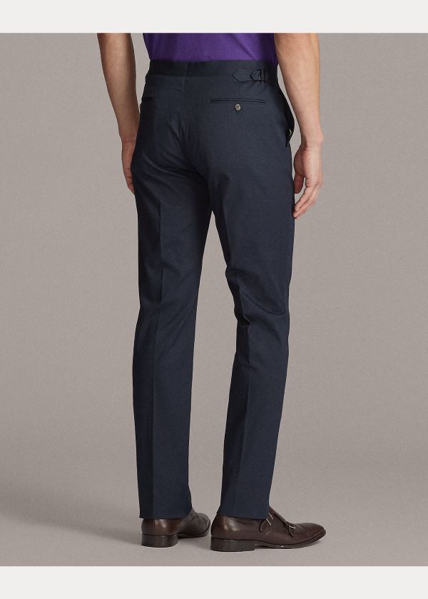 Ralph Lauren Gregory Twill Suit Trouser Tmavě Blankyt | uX0CvUvz