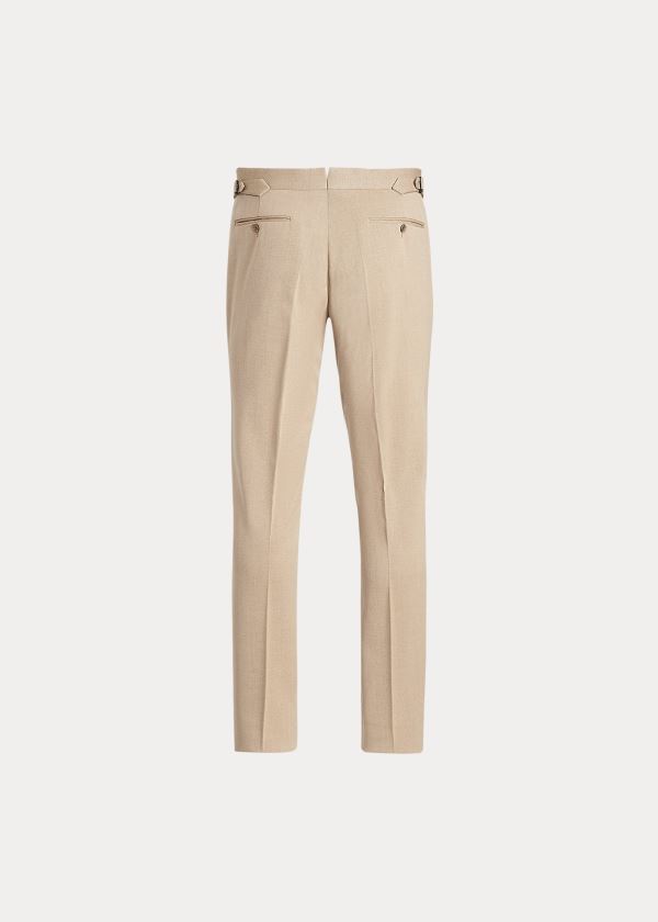 Ralph Lauren Gregory Wool Covert Trouser Hnědožlutý | mmvbZ7YF