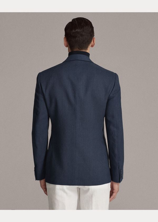 Ralph Lauren Gregory Wool Dinner Jacket Tmavě Blankyt | 2Qdxhn2m