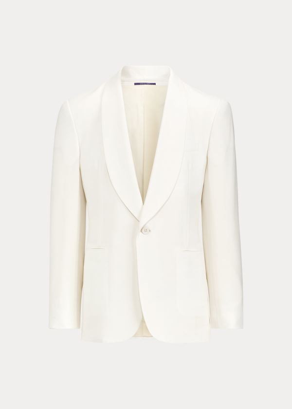 Ralph Lauren Gregory Wool Dinner Jacket Krém | rvfQUcYa