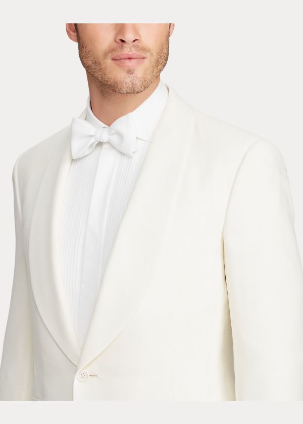 Ralph Lauren Gregory Wool Dinner Jacket Krém | rvfQUcYa