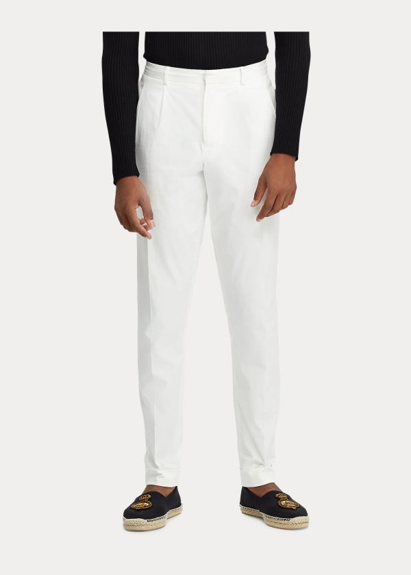 Ralph Lauren Gregory Wool Gabardine Trouser Krém | aFkzQg2w