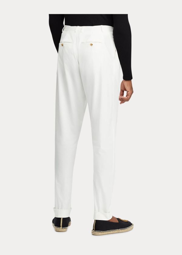 Ralph Lauren Gregory Wool Gabardine Trouser Krém | aFkzQg2w