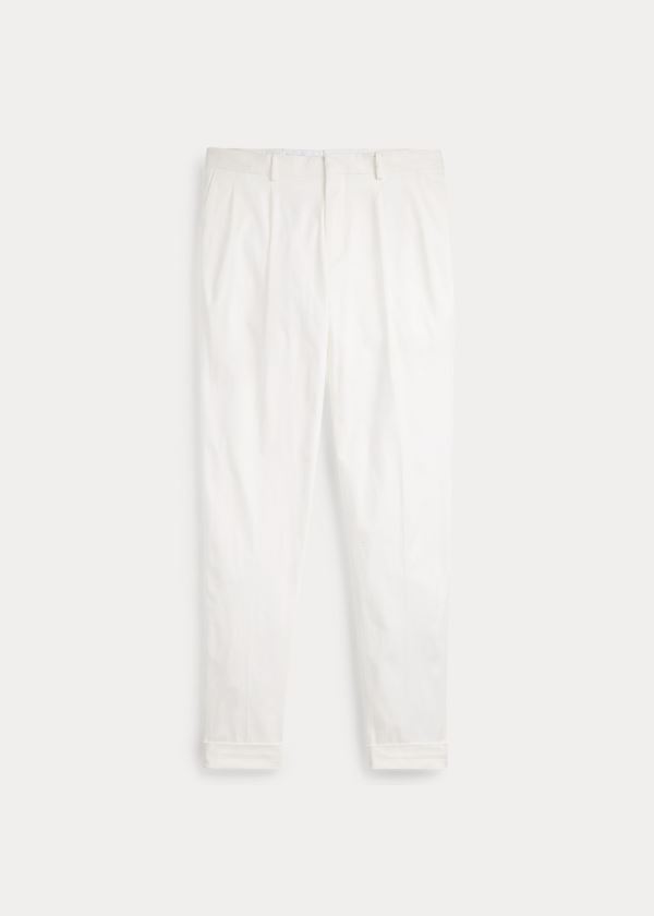 Ralph Lauren Gregory Wool Gabardine Trouser Krém | aFkzQg2w