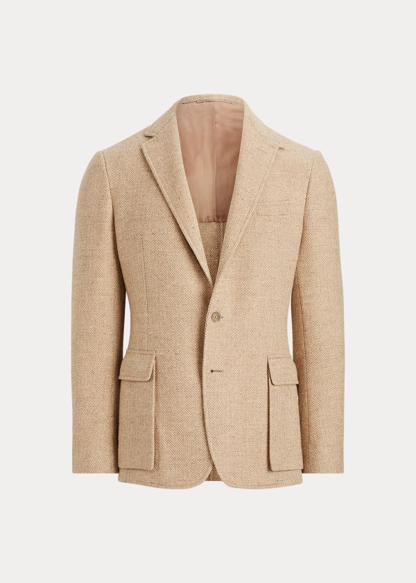 Ralph Lauren Hadley Herringbone Sportovní Coat Světle Hnědé | Le5a2f9S