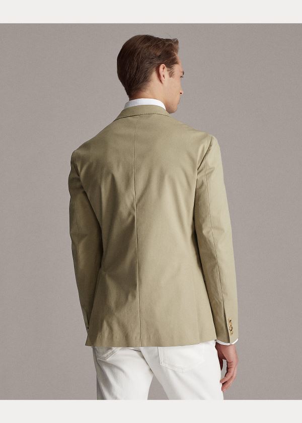 Ralph Lauren Hadley Twill Suit Jacket Olivy Zelené | HWJe2uG0