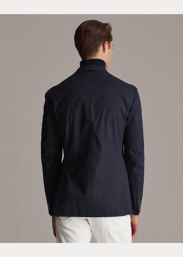 Ralph Lauren Hadley Twill Suit Jacket Tmavě Blankyt | 8CWVoqOw