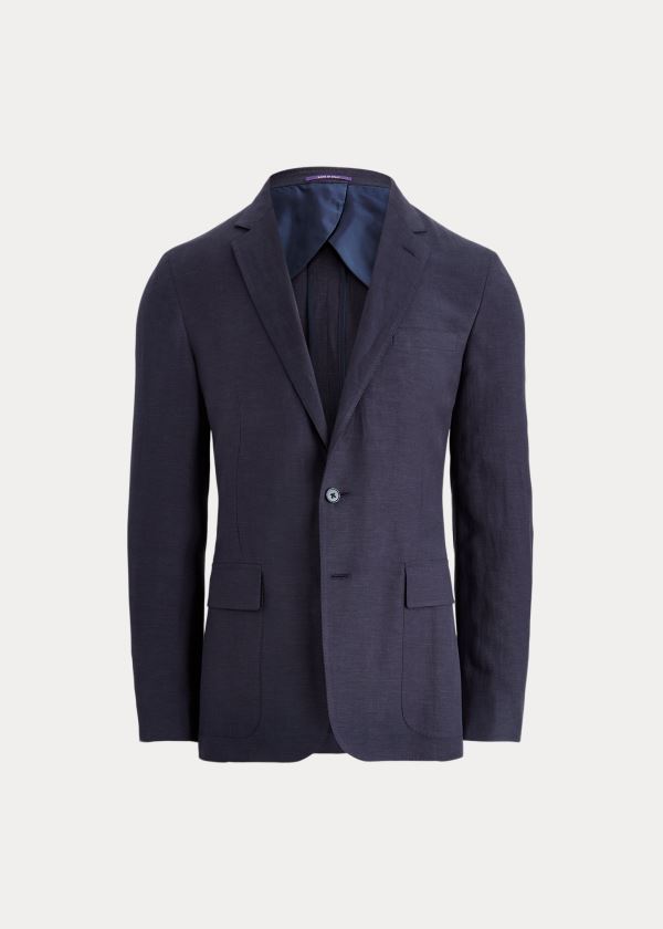 Ralph Lauren Hadley Twill Suit Jacket Tmavě Blankyt | OC2By9lb