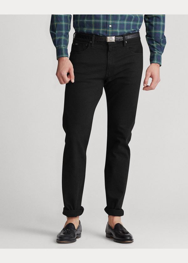 Ralph Lauren Hampton Relaxed Straight Jean Černé | AqXPqhSA