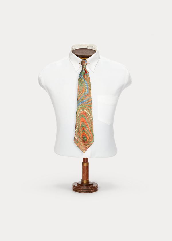 Ralph Lauren Handmade Print Silk Tie Viacfarebný | a3PzCkCA