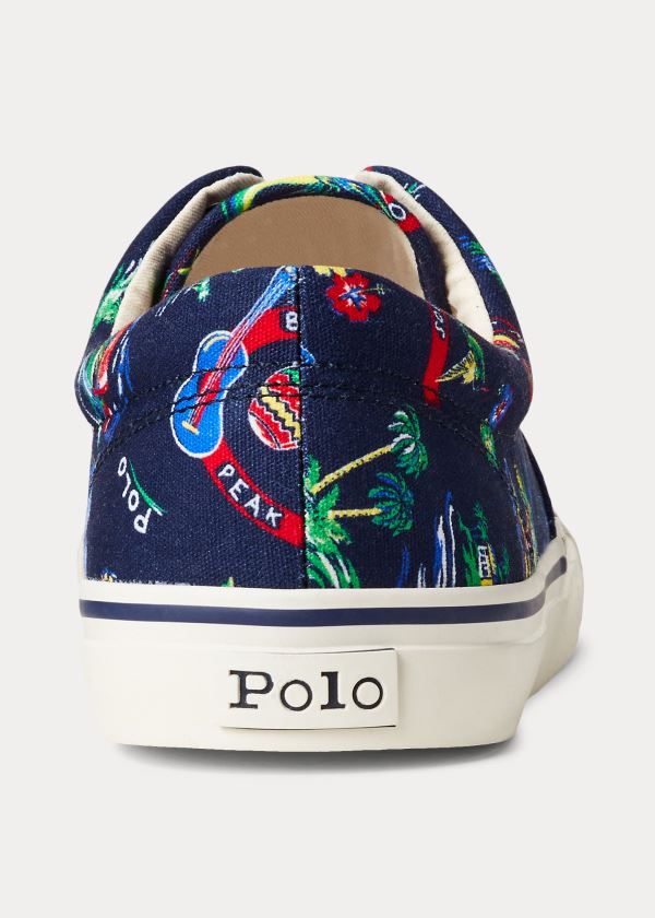 Ralph Lauren Harpoon Platene Sneakers Tmavě Blankyt Viacfarebný | kJeyj7pb