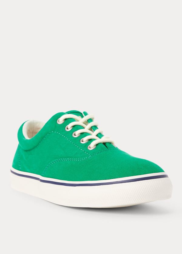 Ralph Lauren Harpoon Platene Sneakers Zelene | hEUyRikH