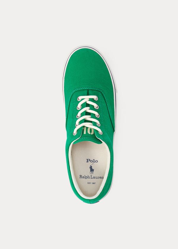 Ralph Lauren Harpoon Platene Sneakers Zelene | hEUyRikH