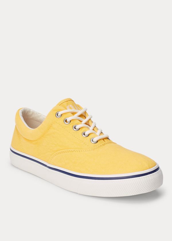 Ralph Lauren Harpoon Platene Sneakers Žluté | n3PE8HD9