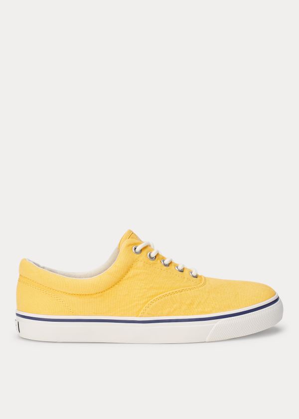 Ralph Lauren Harpoon Platene Sneakers Žluté | n3PE8HD9