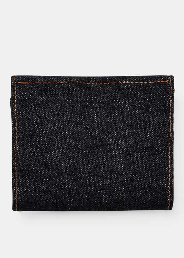 Ralph Lauren Indigo Denim Billfold Wallet Indigo | 3BFjkoua