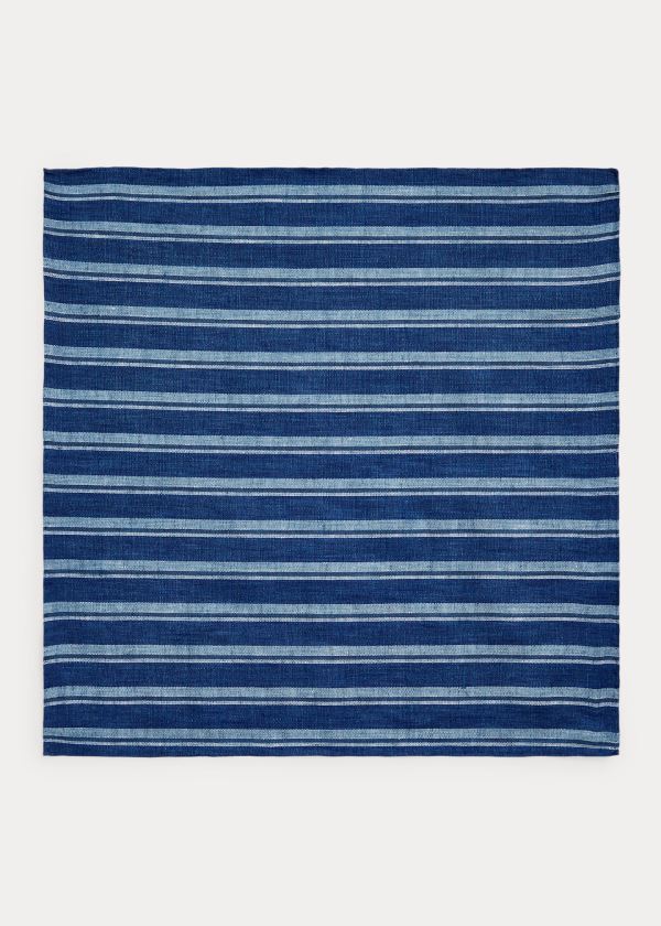 Ralph Lauren Indigo-Striped Pocket Square Indigo Viacfarebný Proužek | 7zhKd8mk