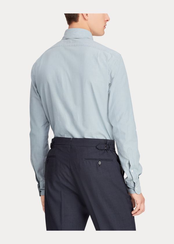 Ralph Lauren Keaton Tailored Chambray Shirt Blankyt Blankyt Světle Modré | 5NkTIKMQ