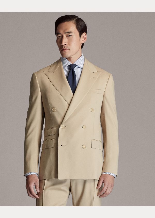 Ralph Lauren Kent Handmade Gabardine Suit Hnědé | L0hoo0ZG