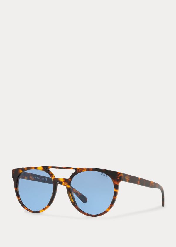 Ralph Lauren Keyhole-Bridge Sunglasses Blankyt Leopard | cDTjtx6z