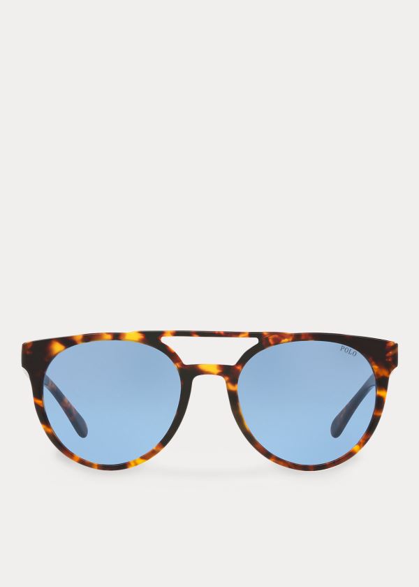 Ralph Lauren Keyhole-Bridge Sunglasses Blankyt Leopard | cDTjtx6z