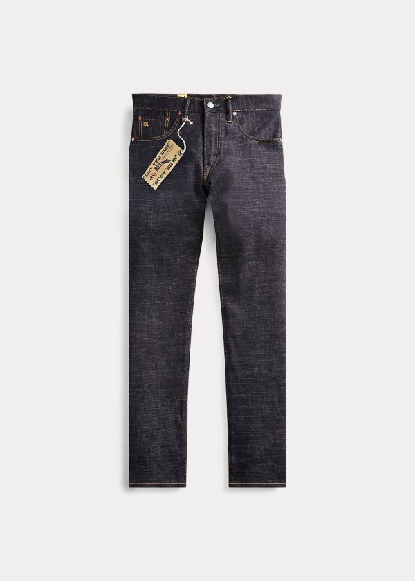 Ralph Lauren Limited-Edition Slim Fit Jean Černé Blankyt Světle Modré | jgMAbM87