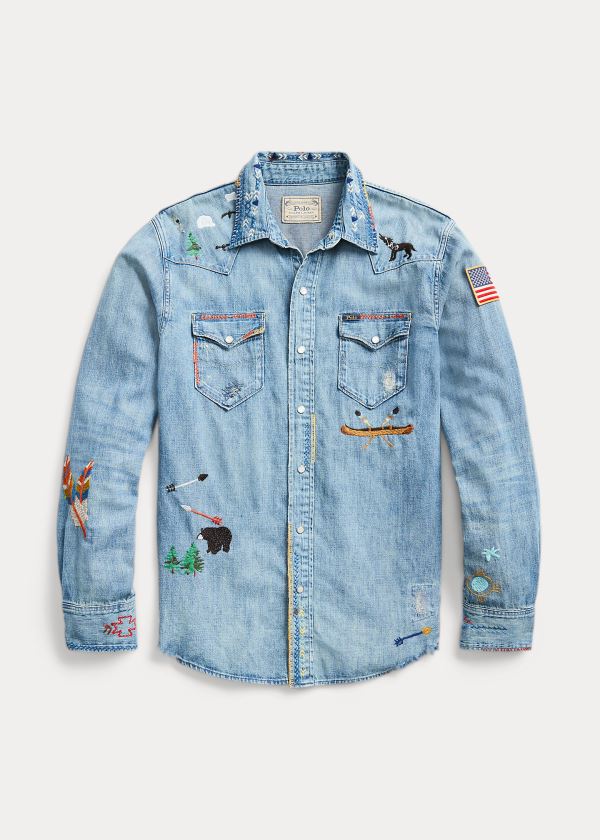 Ralph Lauren Limited-Edition Western Shirt Blankyt | HyHvM3DS