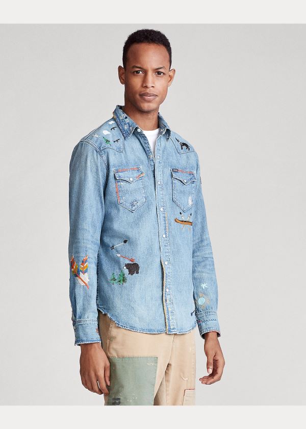 Ralph Lauren Limited-Edition Western Shirt Blankyt | HyHvM3DS