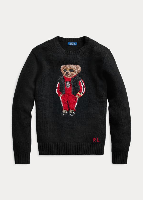 Ralph Lauren Lunar New Year Bear Svetrové Černé | gv4vqj5d