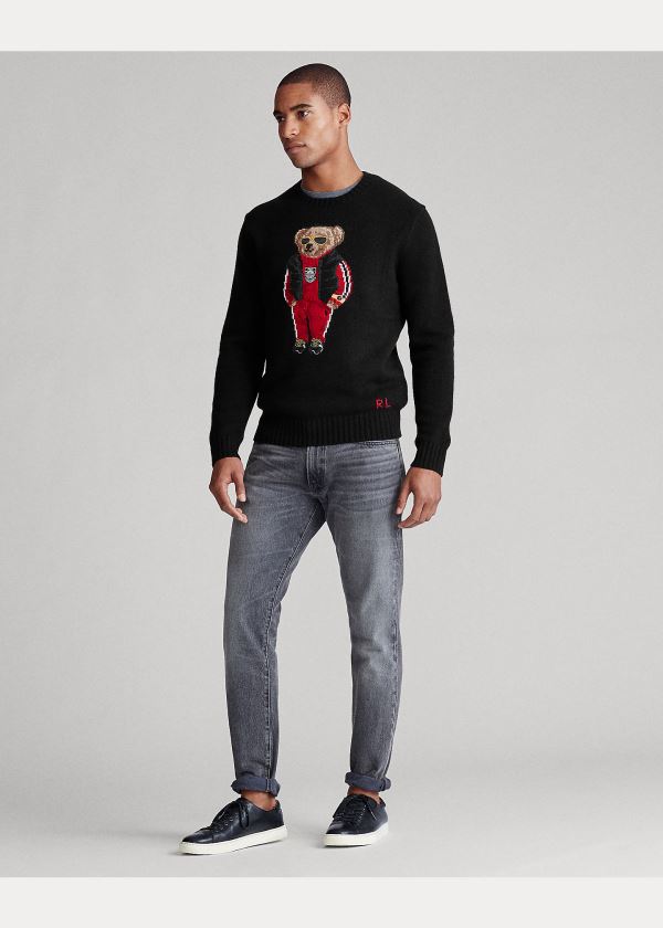 Ralph Lauren Lunar New Year Bear Svetrové Černé | gv4vqj5d