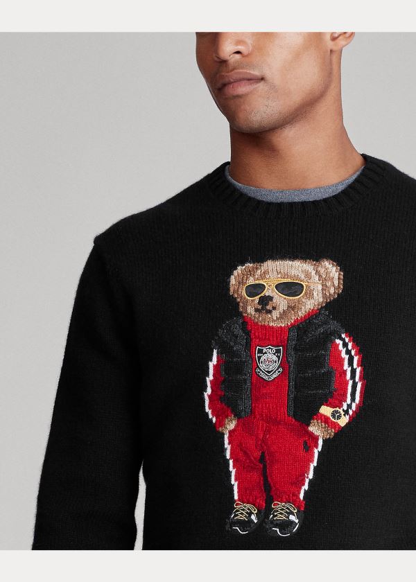 Ralph Lauren Lunar New Year Bear Svetrové Černé | gv4vqj5d