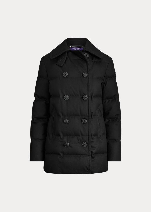 Ralph Lauren Nigel Virgin Wool Down Coat Černé | x2sYcUmh