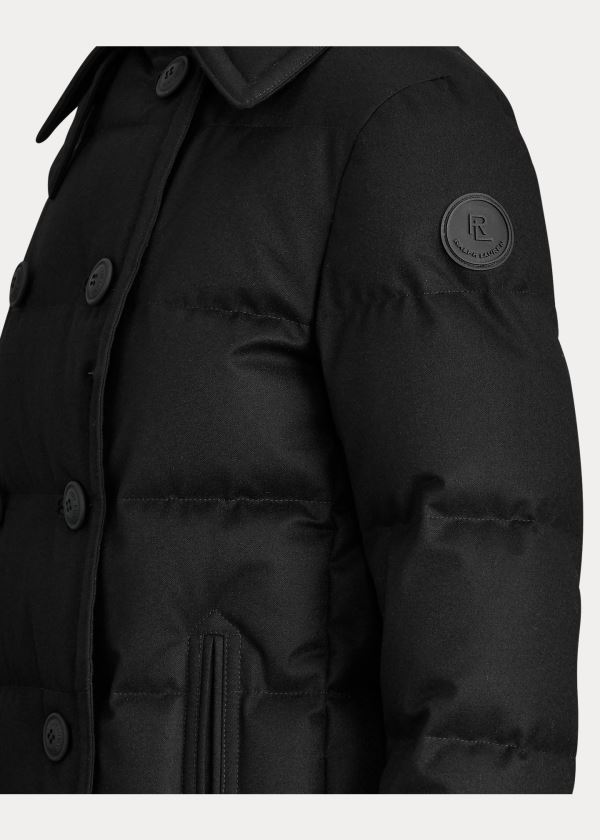 Ralph Lauren Nigel Virgin Wool Down Coat Černé | x2sYcUmh