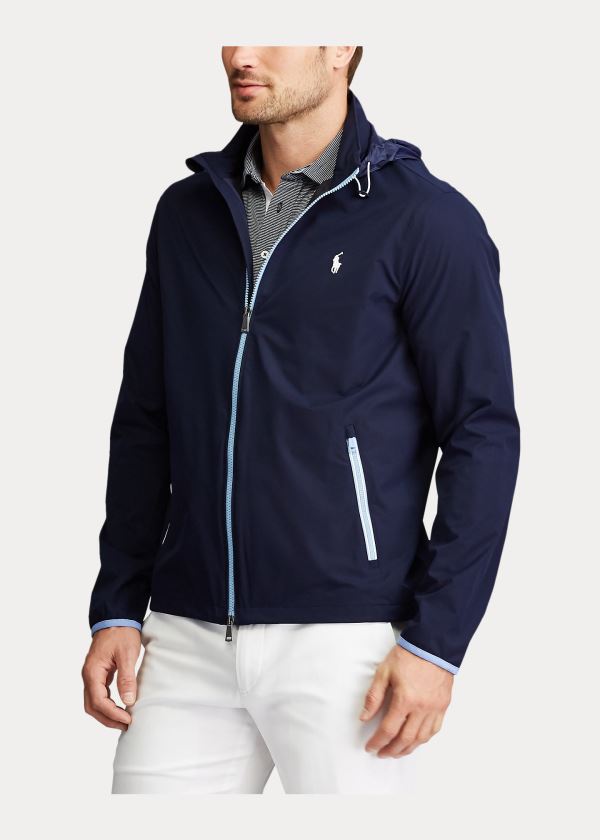 Ralph Lauren Packable S Kapucí Jacket Tmavě Blankyt | i66Kha0h