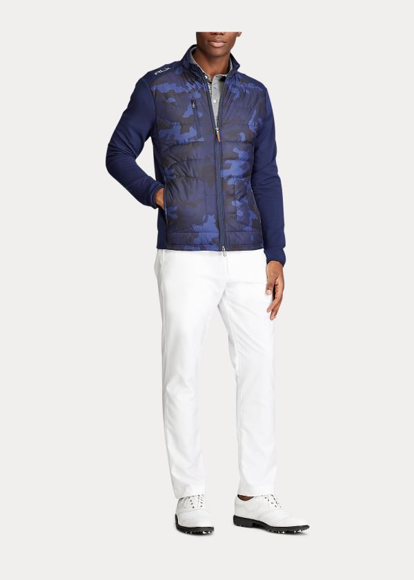 Ralph Lauren Paneled Stretch Terry Jacket Tmavě Blankyt Maskáčové | 99wANu3P