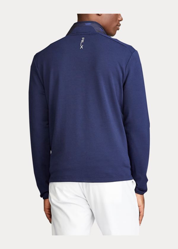 Ralph Lauren Paneled Stretch Terry Jacket Tmavě Blankyt Maskáčové | 99wANu3P