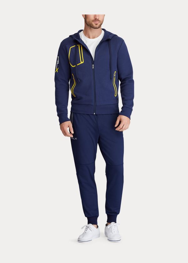 Ralph Lauren Performance Full-Zip Hoodie Tmavě Blankyt | 2s3bQX8N