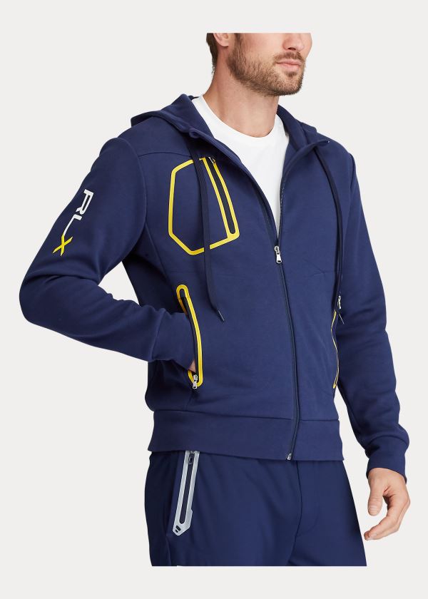 Ralph Lauren Performance Full-Zip Hoodie Tmavě Blankyt | 2s3bQX8N