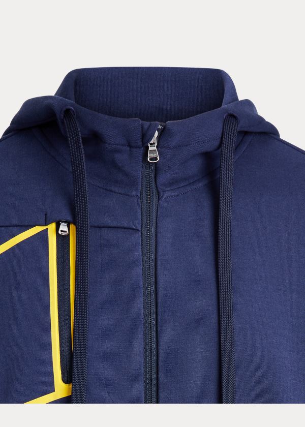 Ralph Lauren Performance Full-Zip Hoodie Tmavě Blankyt | 2s3bQX8N