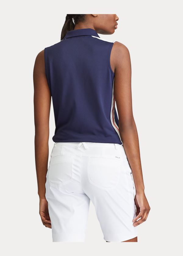 Ralph Lauren Performance Golfové Polo Tmavě Blankyt Bílé | bck0QmDG