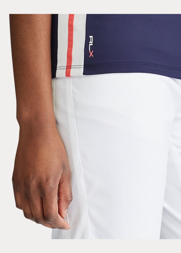 Ralph Lauren Performance Golfové Polo Tmavě Blankyt Bílé | bck0QmDG